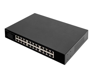 Switch/splitter - DIGITUS - switch - 24 ports - unmanaged - rack-mountable - DN-80113-1