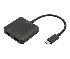 Videosplitter - DIGITUS MST Hub - video splitter - USB-C - 2 ports - DS-45338