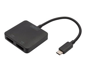 Videosplitter - DIGITUS MST Hub - video splitter - USB-C - 2 ports - DS-45339