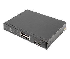 Switch/splitter - DIGITUS - switch - 8 ports - unmanaged - rack-mountable - DN-95341-1