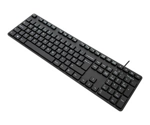 Tastatur - Targus - keyboard - antimicrobial - QWERTY - UK - black - Tastatur - Engelsk - Storbritannia - Svart - AKB30AMUK