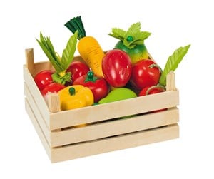 Treleker - Goki Fruit and Vegetables in Box 10pcs. - 51658