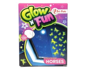 Små gaver til barn - Toi-Toys Glow n Fun Glow in the Dark Horses - 35050B