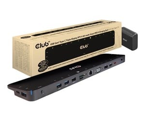 Dokkingstasjon - Club 3D CSV-1565 - docking station - USB-C - VGA HDMI DP - GigE - CSV-1565