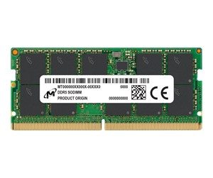 RAM - Crucial Micron - DDR5 - module - 32 GB - SO-DIMM 262-pin - 4800 MHz / PC5-38400 - unbuffered - MTC20C2085S1TC48BA1R