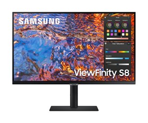 Skjerm - 27" Samsung ViewFinity S8 - 3840x2160 - IPS - DisplayHDR 400 - 90W USB-C - LS27B800PXPXEN