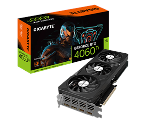 Grafikkort - GIGABYTE GeForce RTX 4060 Ti GAMING OC - 8GB GDDR6 RAM - Grafikkort - GV-N406TGAMING OC-8GD