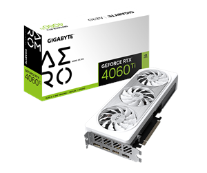 Grafikkort - GIGABYTE GeForce RTX 4060 Ti AERO OC - 8GB GDDR6 RAM - Grafikkort - GV-N406TAERO OC-8GD