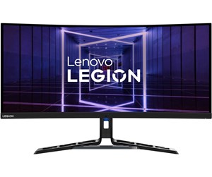 Skjerm - 34" Lenovo Legion Y34WZ-30 - 3440x1440 - 165Hz - Miniled VA - 140W USB-C - Buet - 67B0UAC1EU