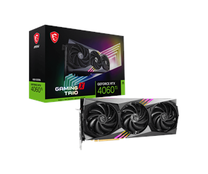 Grafikkort - MSI GeForce RTX 4060 Ti GAMING X TRIO - 8GB GDDR6 RAM - Grafikkort - RTX 4060 Ti GAMING X TRIO 8G