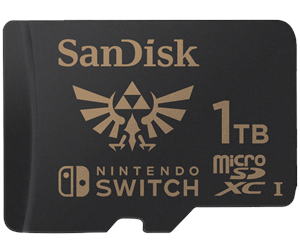 Minnekort - SanDisk Nintendo Switch microSD - 100MB/s - 1TB - Zelda edition - SDSQXAO-1T00-GN6ZN