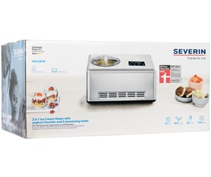 Ismaskin - SEVERIN Ismaskin EZ 7406 - ice cream maker - brushed stainless steel - EZ 7406