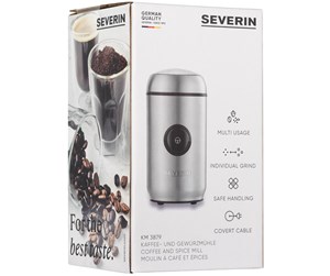 Kaffe & Espresso - SEVERIN KM 3879 - spice/coffee grinder - brushed stainless steel/black - KM 3879