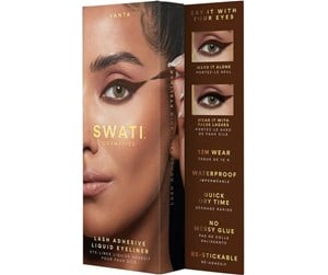 Sminke - SWATI VANTA Lash Adhesive Liquid Eyeliner Brown - SWA725