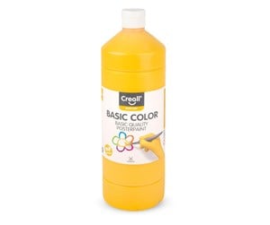 Kreative leker - Creall School paint Dark yellow 1 liter - 01803