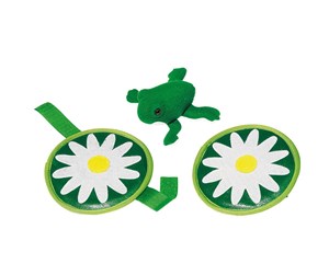 Utendørsleker - Goki Frog Catch-Throw Game with Velcro - 15025