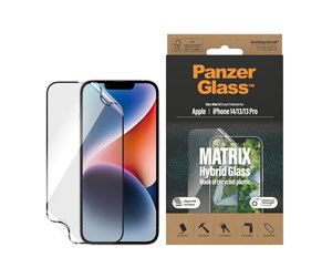 Mobil - Beskyttelsesglass - PanzerGlass MATRIX Screen Protector Apple iPhone 14 | 13 Pro | 13 | Ultra-Wide Fit w. AlignerKit - PANZER2801