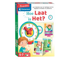 Lek & Lær - Clementoni Education - What time is it? - 56177