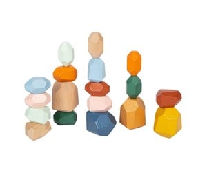 Treleker - Small Foot Wooden Balance Blocks Safari 18 pcs. - 12226