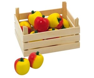 Treleker - Goki Wooden Apples in Box 10pcs. - 51665