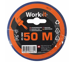 Maleutstyr - Work>it Masking Tape 50 meter - 38770