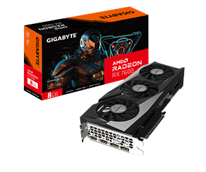 Grafikkort - GIGABYTE Radeon RX 7600 GAMING OC - 8GB GDDR6 RAM - Grafikkort - GV-R76GAMING OC-8GD