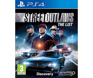 Spill - Street Outlaws: The List - Sony PlayStation 4 - Racing - 5060968300838