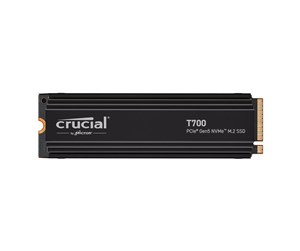 SSD - Crucial T700 SSD - 2TB - Med varmespreder - M.2 2280 - PCIe 5.0 - CT2000T700SSD5