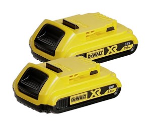 Batterier & Ladere - Dewalt DCB183D2-XJ 18V 2Ah Battery Set - DCB183D2-XJ