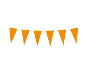 Leketøy - Boland Paper Flag Line Orange 10mtr. - 61814