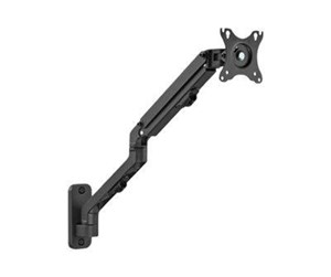 Skjermholder - Gembird MA-WA1-02 mounting kit - adjustable arm - for flat panel - up to 7 kg - fine texture black - MA-WA1-02