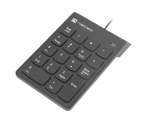 Tastatur - Natec Goby 2 - keypad - black - Tastatur - Svart - NKL-2022