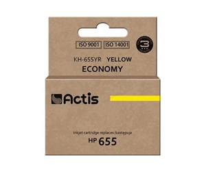 Printertilbehør blekk/toner - Actis standard KH-655YR - yellow - compatible - refurbished - ink cartridge - Blekkpatron Yellow - KH-655YR