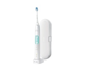 Elektrisk tannbørste - Philips Elektrisk tannbørste Sonicare ProtectiveClean 5100 HX6857 - tooth brush - white/mint - HX6857/28