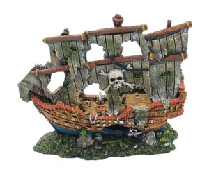 Fisk - 4FISH Shipwreck 19.7x8x17 cm - AT47352