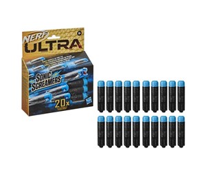 Leketøysvåpen - Hasbro NERF Ultra Darts 20 Pack Refill Sonic Screamers - F1048EU41