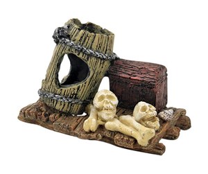 Fisk - 4FISH Barrel and skulls 12x7.5x7.3 cm - AT47453