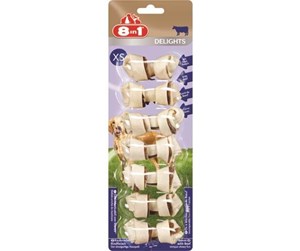 Hund - 8 in 1 8in1 Delights chewing bone Beef XS - T660438