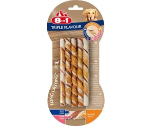 Hund - 8 in 1 8in1 Triple Flavour sticks 10 pcs - T661432