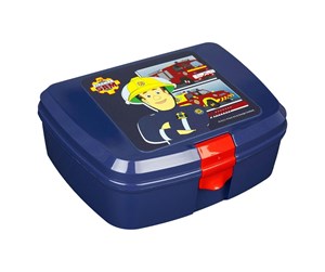 Skole - Undercover Fireman Sam Lunch Box with Insert Tray - FSTU9909