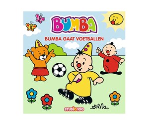 Babyleker - Studio 100 Bumba Cardboard Book - Bumba is going to Play Foot - BOBU00003380