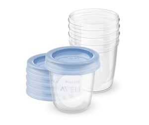 Babyutstyr - Philips Avent SCF619/05 Cups for storing breast milk - 180 ml - SCF619/05