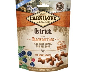 Hund - Carnilove Crunchy Ostrich with Blackberries 200g - CH160020