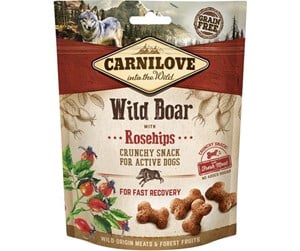 Hund - Carnilove Crunchy Wild Boar with Rosehips 200g - CH170020