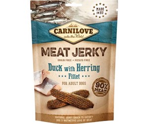 Hund - Carnilove Meat Jerky Duck with Herring Fillet 100 g - CH390010