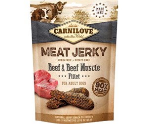 Hund - Carnilove Meat Jerky Snack Beef & Beef Muscle Fillet 100 g - CH410010