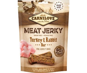 Hund - Carnilove Meat Jerky Turkey & Rabbit Bar 100 g - CH420010