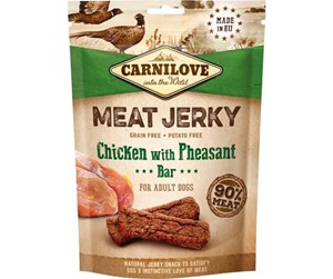 Hund - Carnilove Meat Jerky Chicken with Pheasant Bar 100 g - CH430010