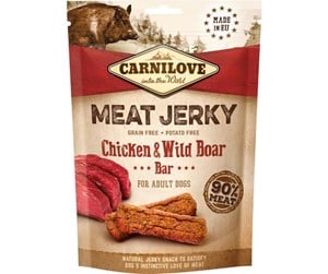 Hund - Carnilove Meat Jerky Chicken & Wild Boar Bar 100 g - CH440010