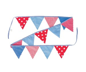 Leketøy - Goki Cotton Bunting Blue/Red - 60768